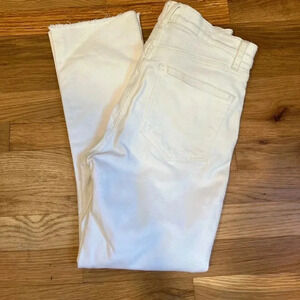 Veronica Beard White Carly Denim High-Rise Size 26/4 - NWT